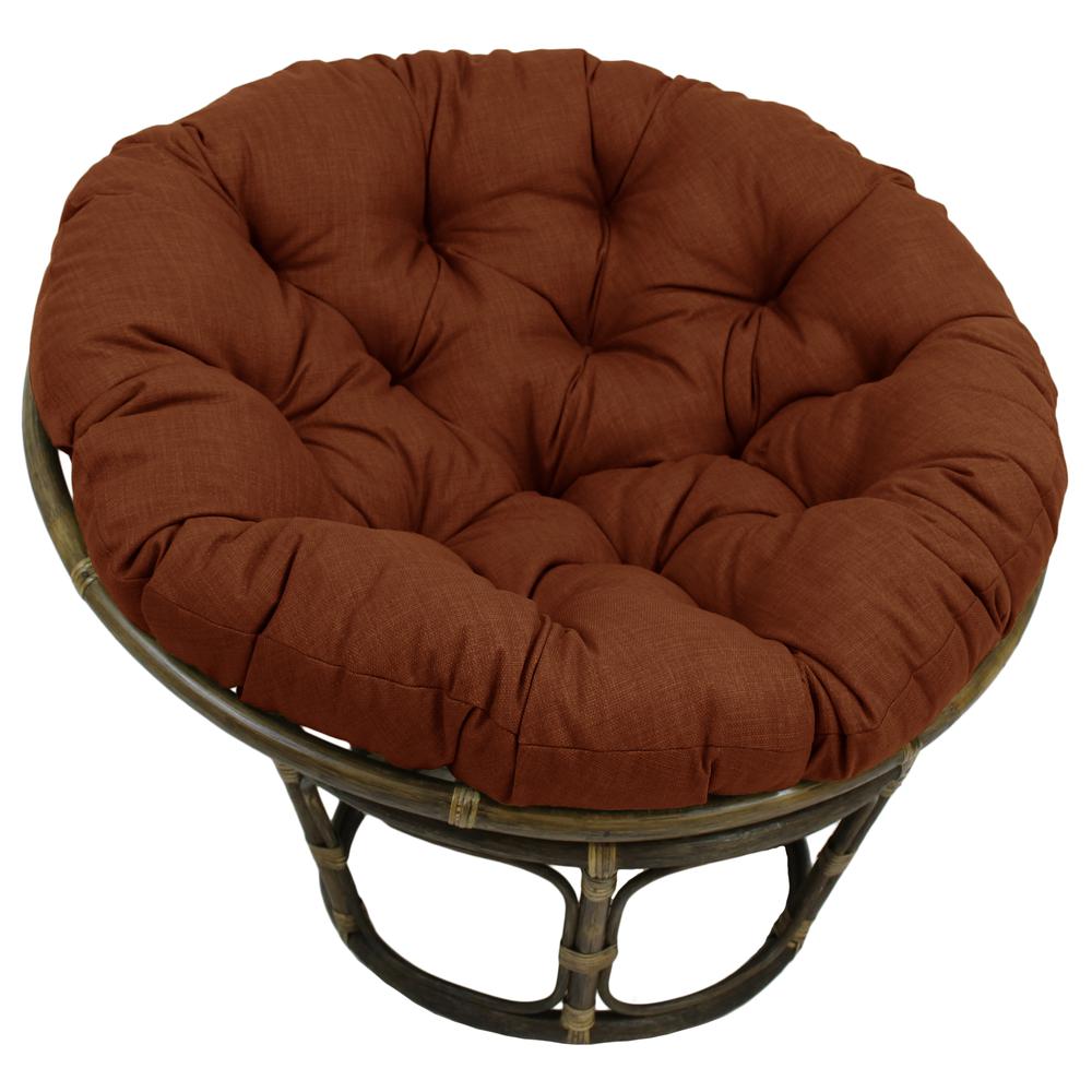 52-inch Solid Outdoor Spun Polyester Papasan Cushion (Fits 50-inch Papasan Frame)  93302-52-REO-SOL-06. Picture 1