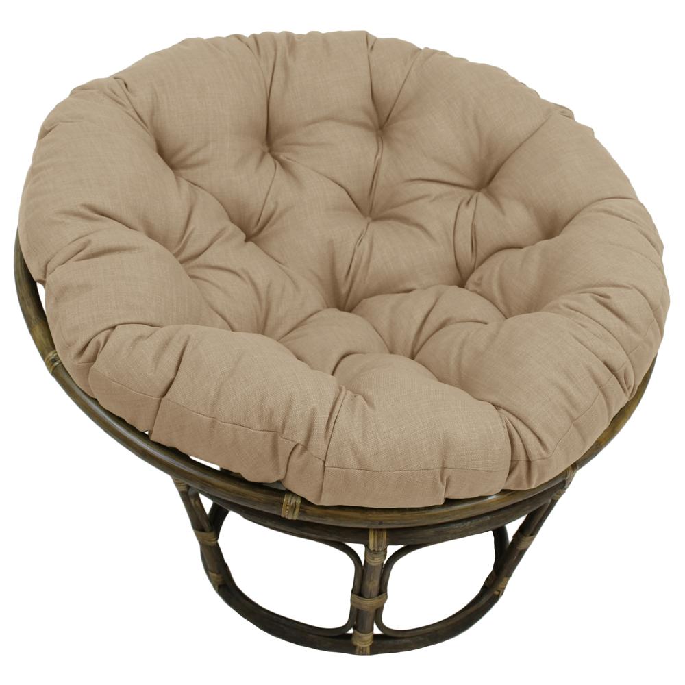 52-inch Solid Outdoor Spun Polyester Papasan Cushion (Fits 50-inch Papasan Frame)  93302-52-REO-SOL-07. Picture 1