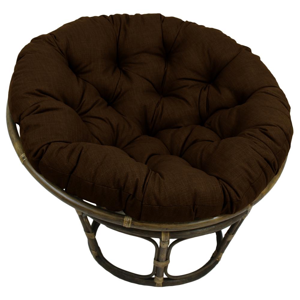 52-inch Solid Outdoor Spun Polyester Papasan Cushion (Fits 50-inch Papasan Frame)  93302-52-REO-SOL-10. Picture 1