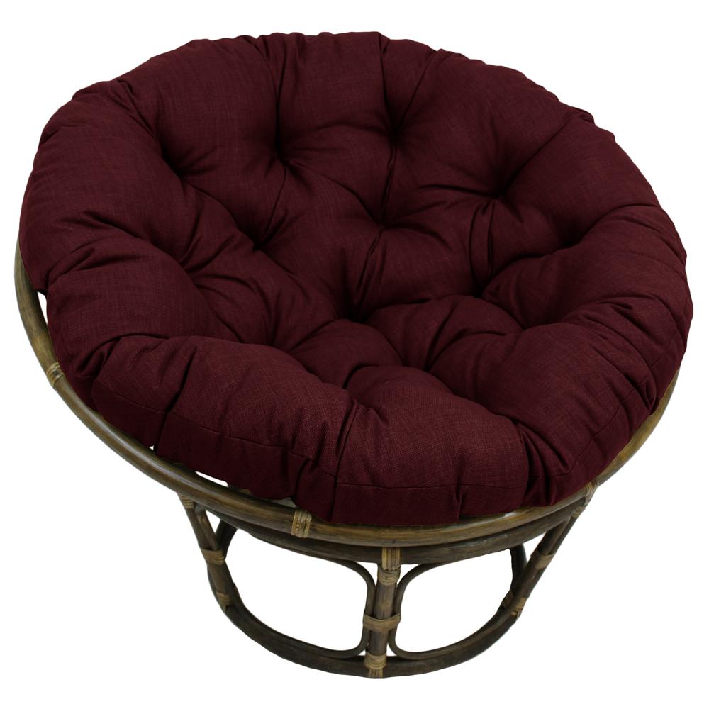 52-inch Solid Outdoor Spun Polyester Papasan Cushion (Fits 50-inch Papasan Frame)  93302-52-REO-SOL-17. Picture 1