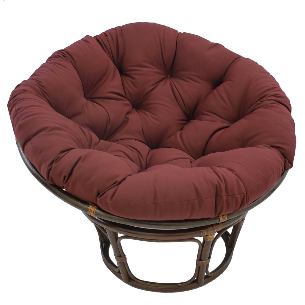 52-inch Solid Twill Papasan Cushion (Fits 50-inch Papasan Frame)  93302-52-TW-BG. Picture 1
