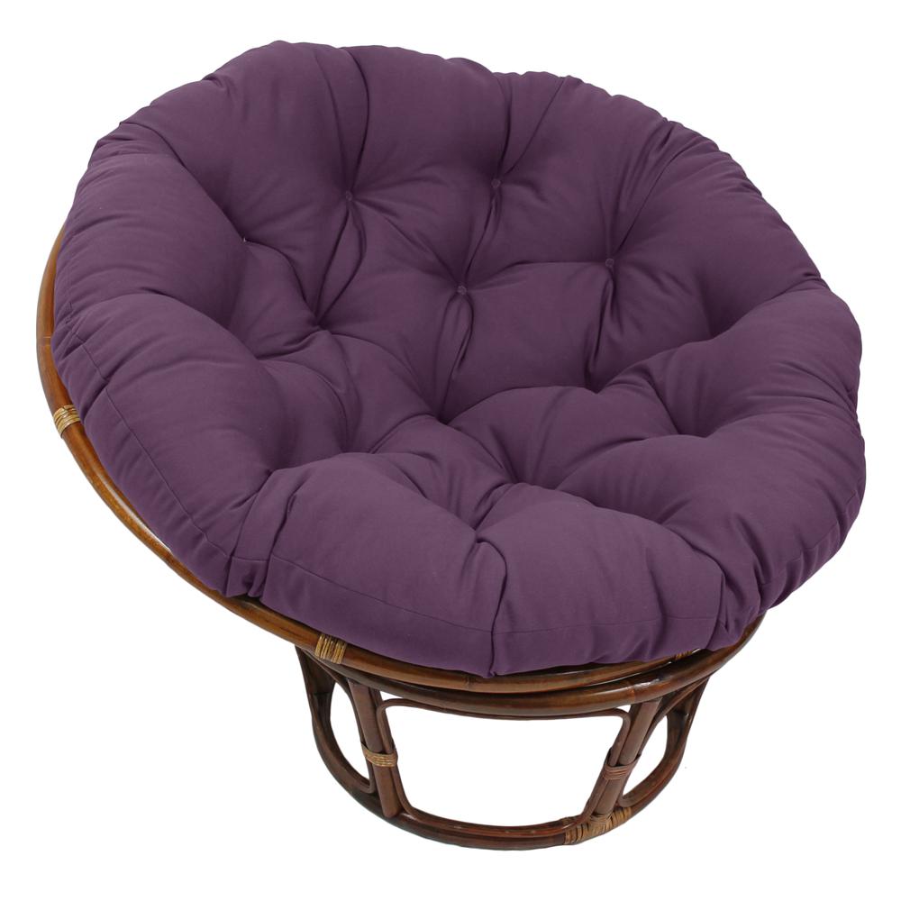 52-inch Solid Twill Papasan Cushion (Fits 50-inch Papasan Frame)  93302-52-TW-GP. Picture 1