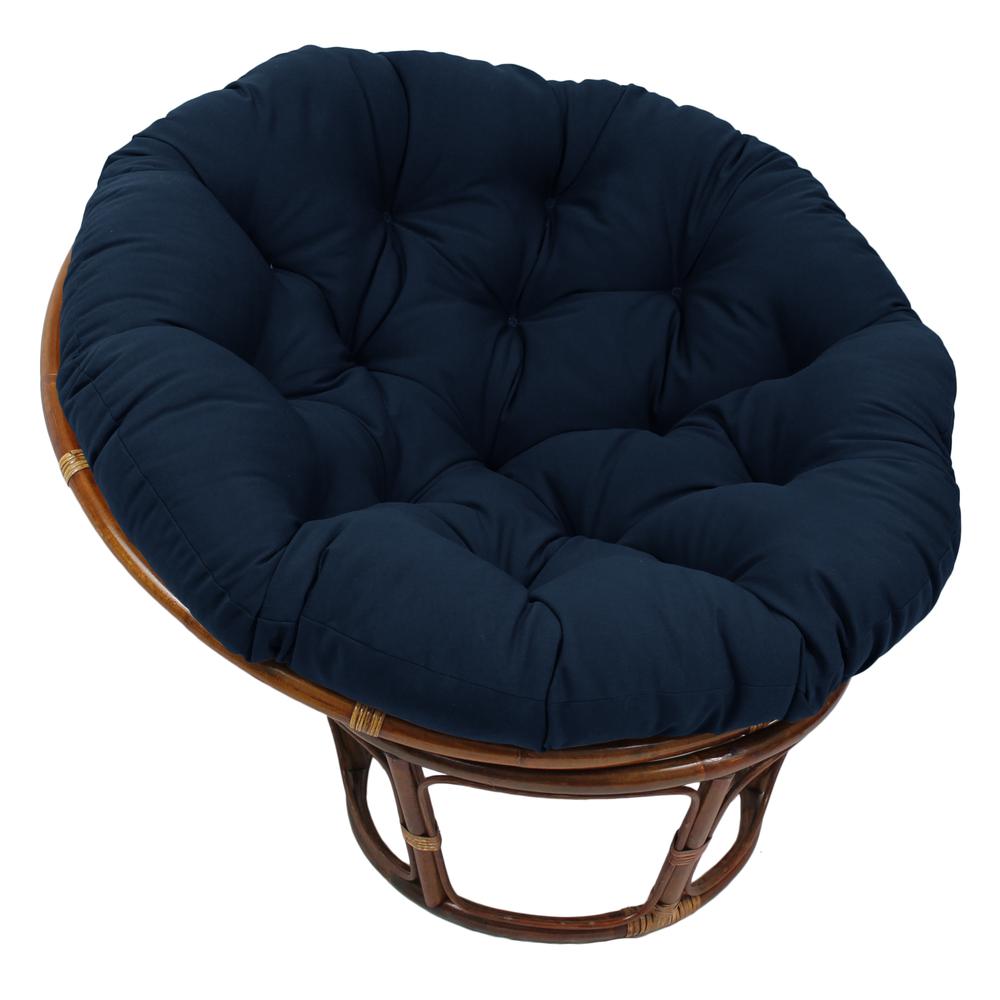 52-inch Solid Twill Papasan Cushion (Fits 50-inch Papasan Frame)  93302-52-TW-NV. Picture 1
