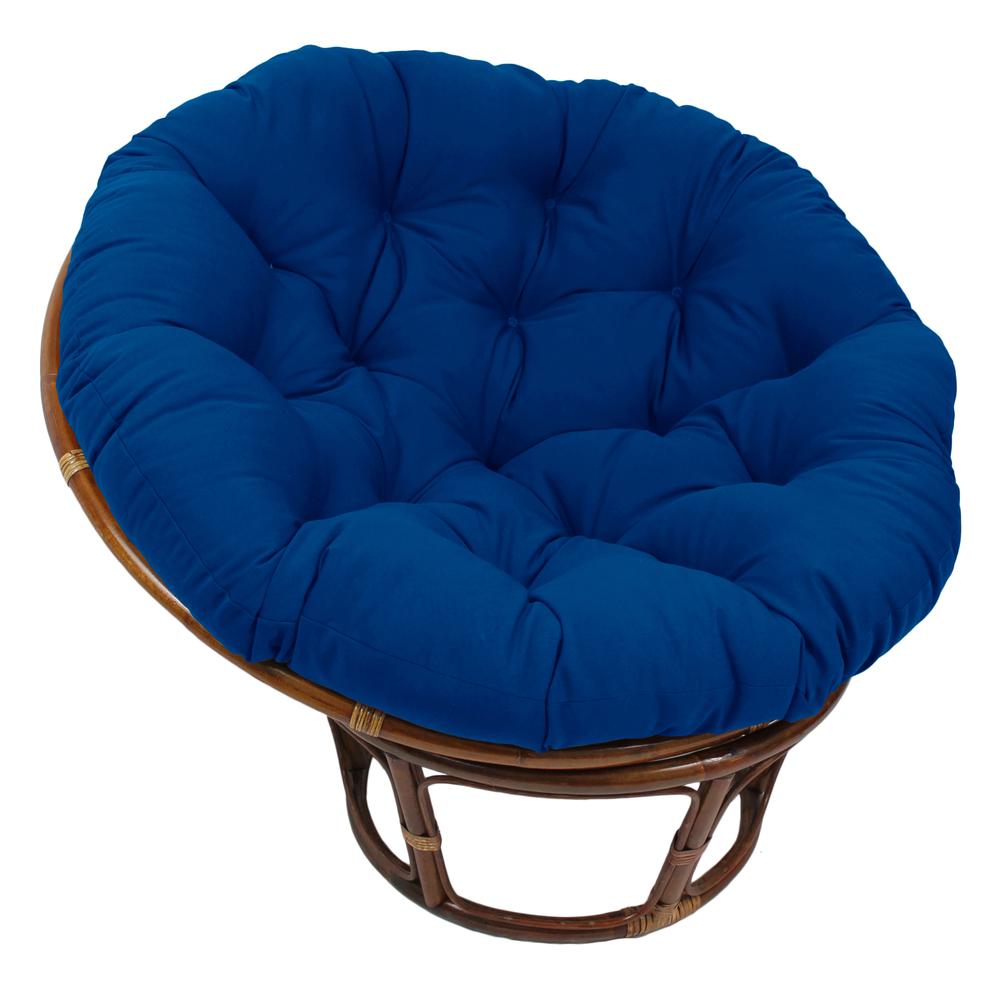 52-inch Solid Twill Papasan Cushion (Fits 50-inch Papasan Frame)  93302-52-TW-RB. Picture 1