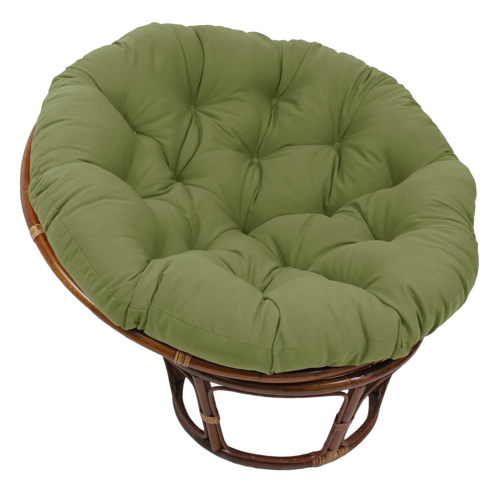 52-inch Solid Twill Papasan Cushion (Fits 50-inch Papasan Frame)  93302-52-TW-SG. Picture 1