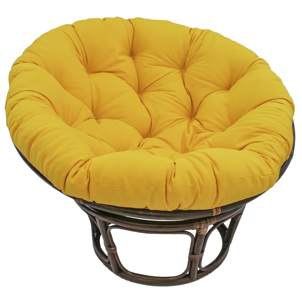 52-inch Solid Twill Papasan Cushion (Fits 50-inch Papasan Frame)  93302-52-TW-SS. Picture 1