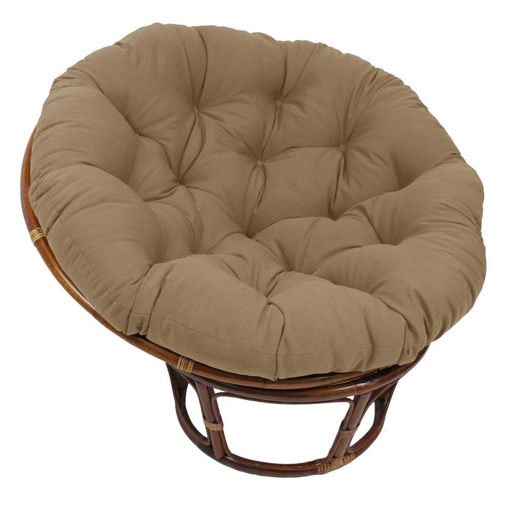 52-inch Solid Twill Papasan Cushion (Fits 50-inch Papasan Frame)  93302-52-TW-TF. Picture 1