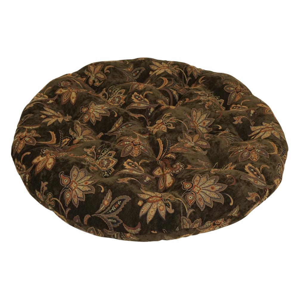 48-inch Patterned Jacquard Chenille Papasan Cushion (Fits 46-inch Papasan Frame)  93302-JCH-CO-34. Picture 2
