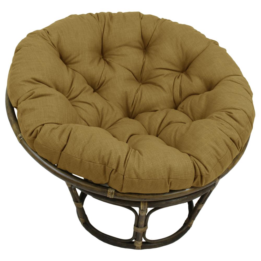 48-inch Solid Outdoor Spun Polyester Papasan Cushion (Fits 46-inch Papasan Frame) 93302-REO-SOL-08. Picture 1