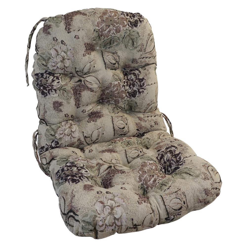48-inch by 24-inch Indoor Polyester Blend Swivel Rocker Cushion 93310-ID-061. Picture 1