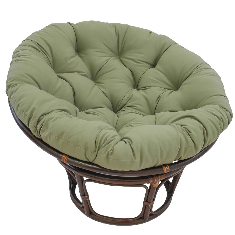 44-inch Solid Twill Papasan Cushion (Fits 42-inch Papasan Frame). Picture 1