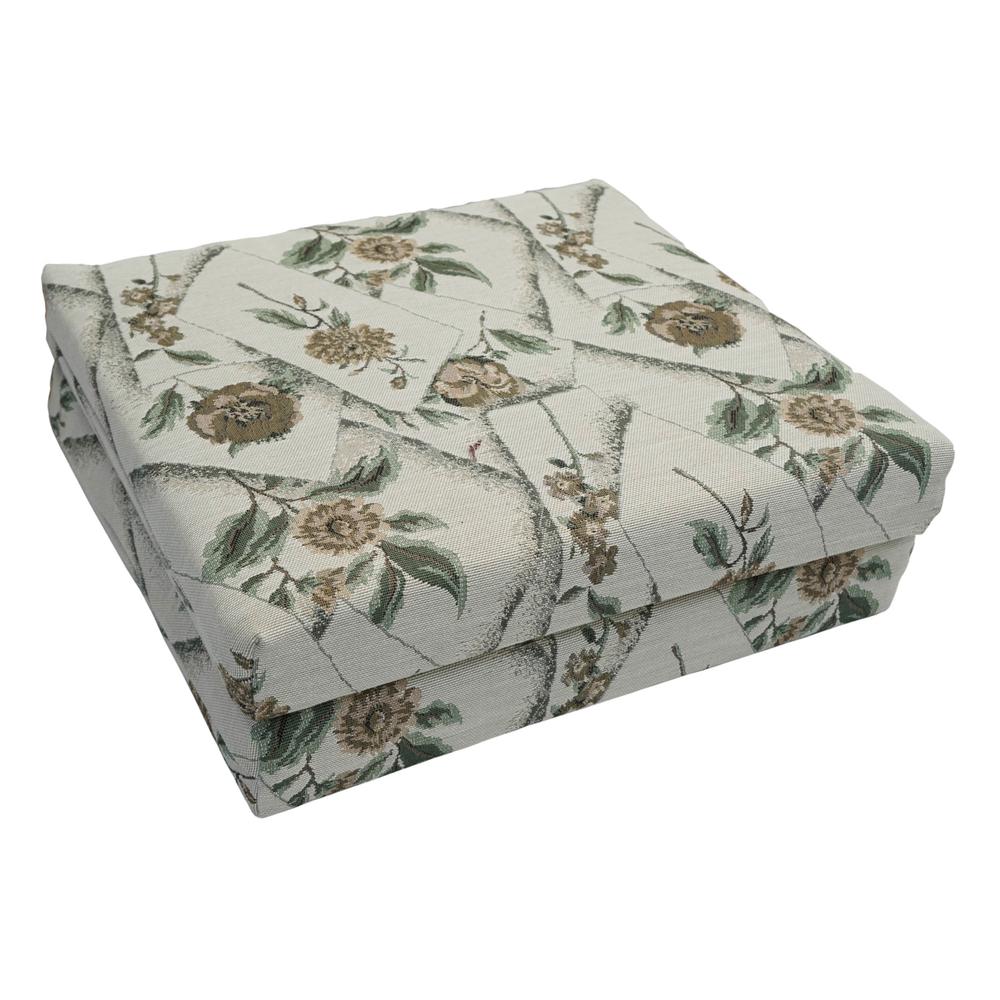 20-inch by 19-inch Patterned Outdoor Chair Cushions (Set of 2)  93454-2CH-OD-064. Picture 1