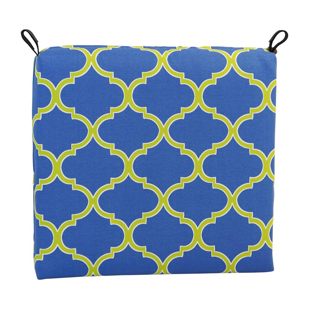 20-inch by 19-inch Patterned Outdoor Chair Cushions (Set of 2)  93454-2CH-OD-150. Picture 2