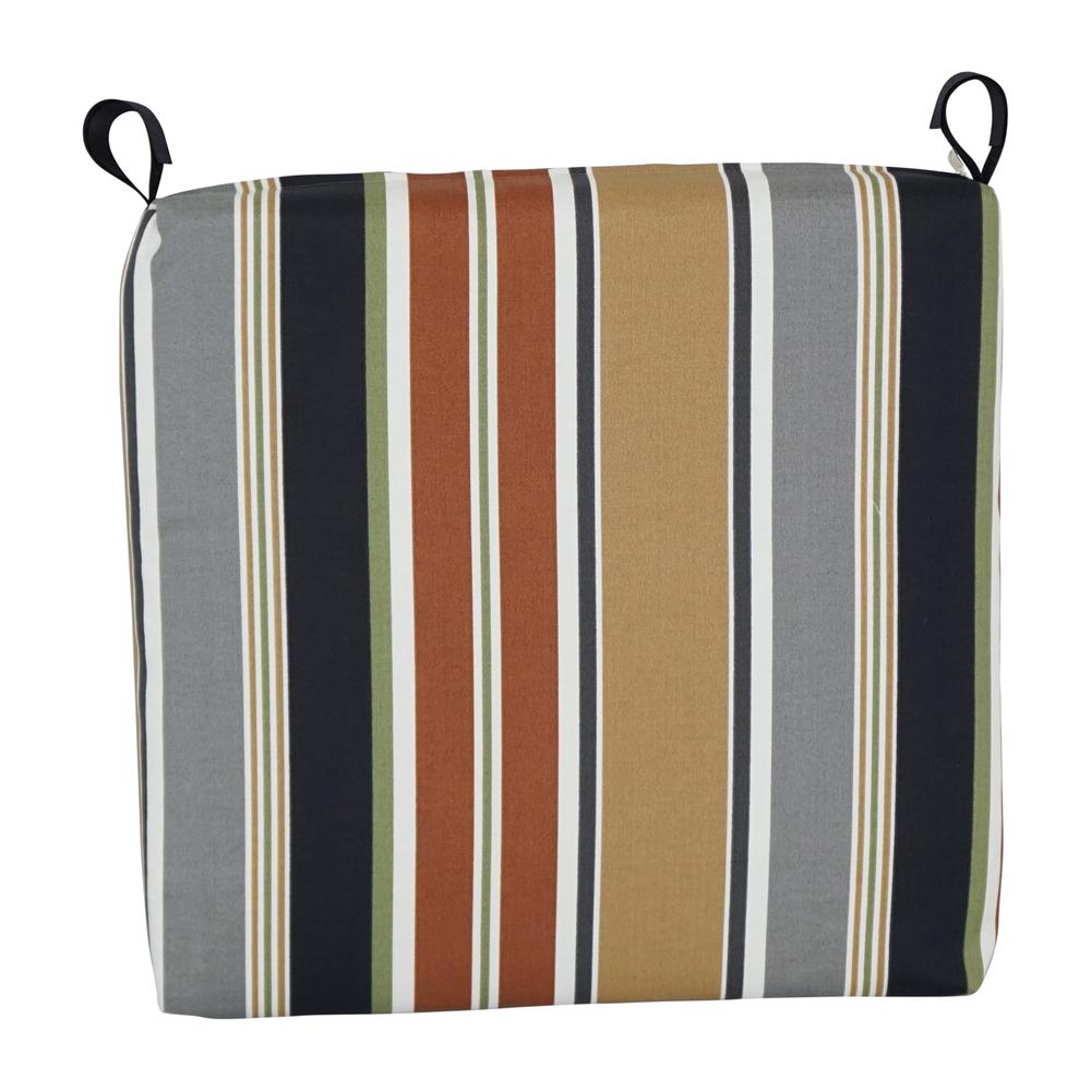 20-inch by 19-inch Patterned Outdoor Chair Cushions (Set of 2)  93454-2CH-OD-207. Picture 2