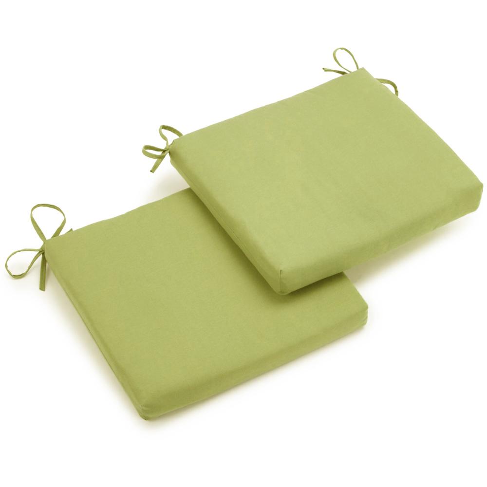 20-inch by 19-inch Solid Twill Chair Cushions (Set of 2) 93454-2CH-TW-ML. Picture 1