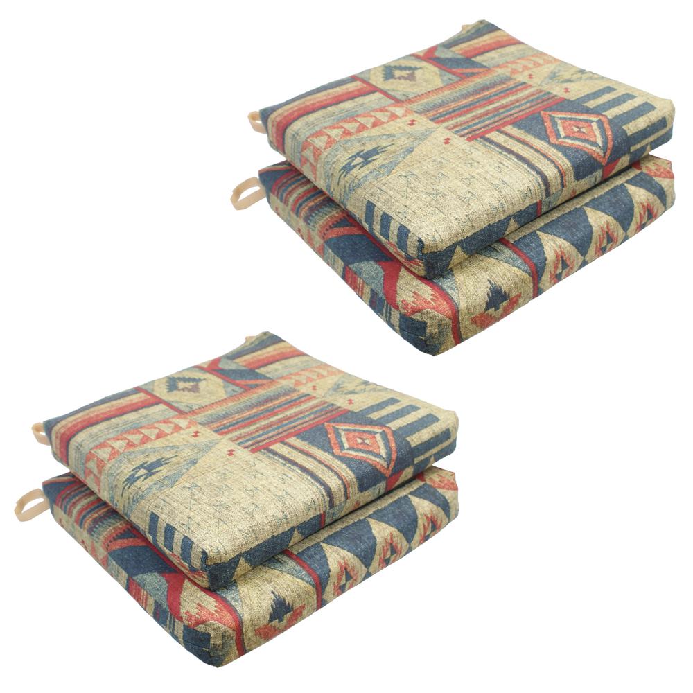 20-inch by 19-inch Chair Cushions (Set of 4)  93454-4CH-ID-043. Picture 1