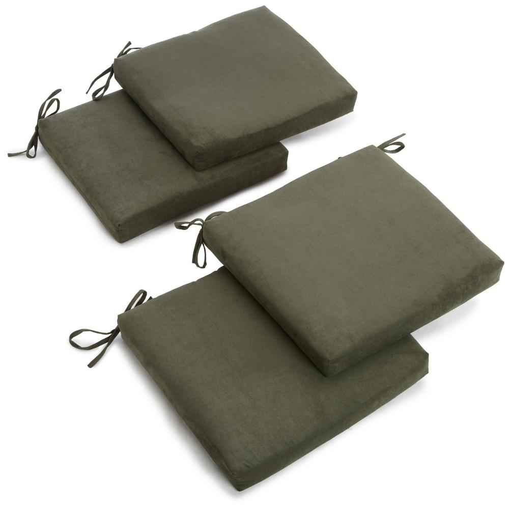 20-inch by 19-inch Polyester Chair Cushion (Set of Four). Picture 1