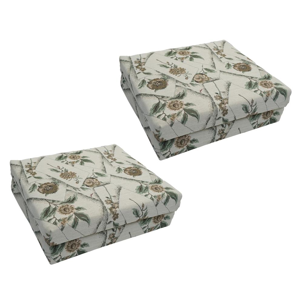 20-inch by 19-inch Patterned Outdoor Chair Cushions (Set of 4)  93454-4CH-OD-064. Picture 1