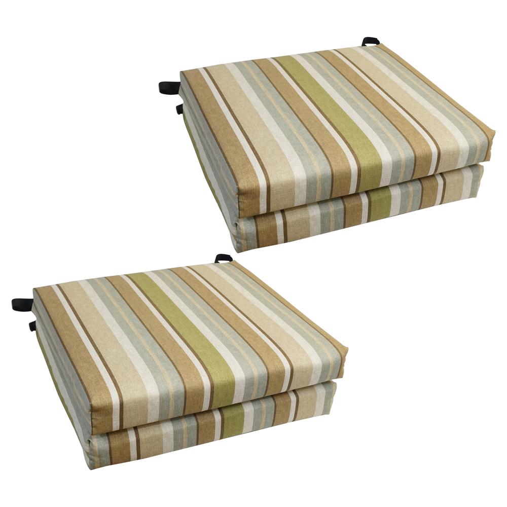 20-inch by 19-inch Patterned Outdoor Chair Cushions (Set of 4)  93454-4CH-OD-177. Picture 1