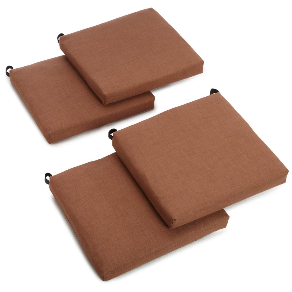 20-inch by 19-inch Spun Polyester Chair Cushion (Set of Four). The main picture.