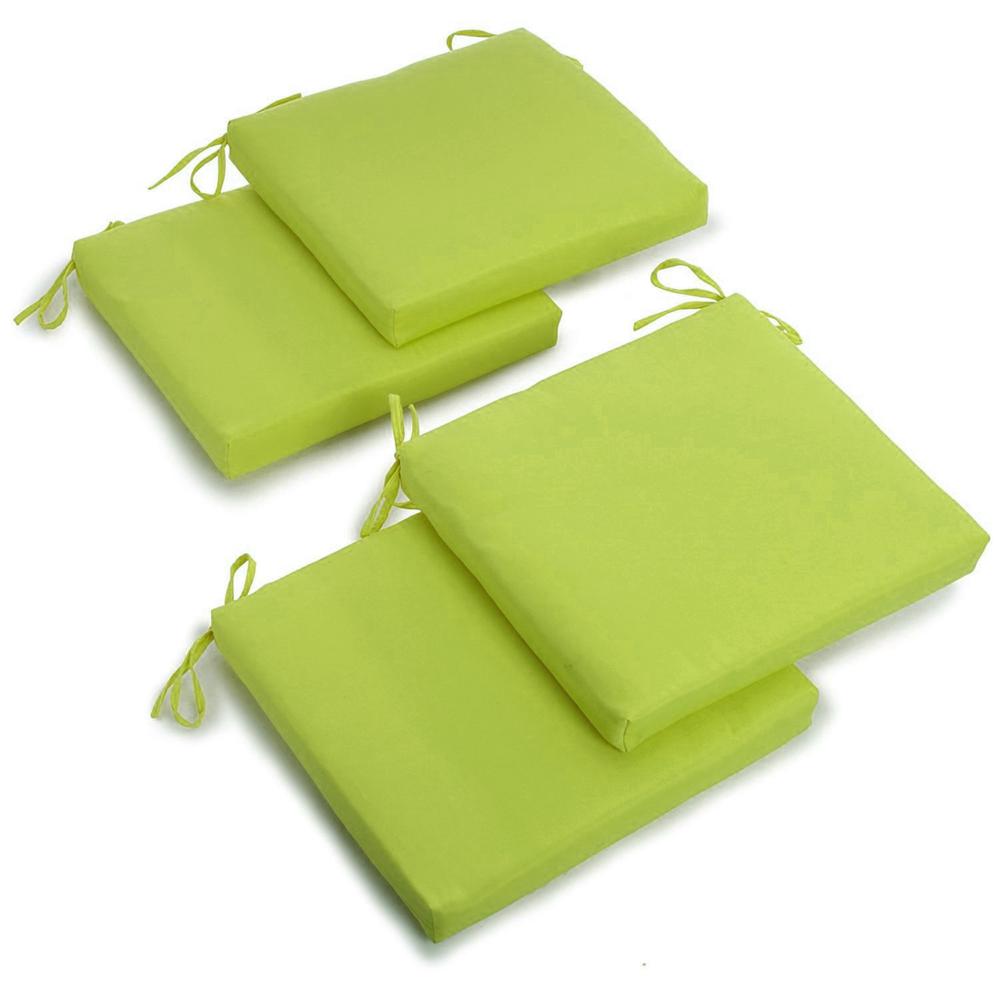 20-inch by 19-inch Solid Twill Chair Cushions (Set of 4)  93454-4CH-TW-ML. Picture 1