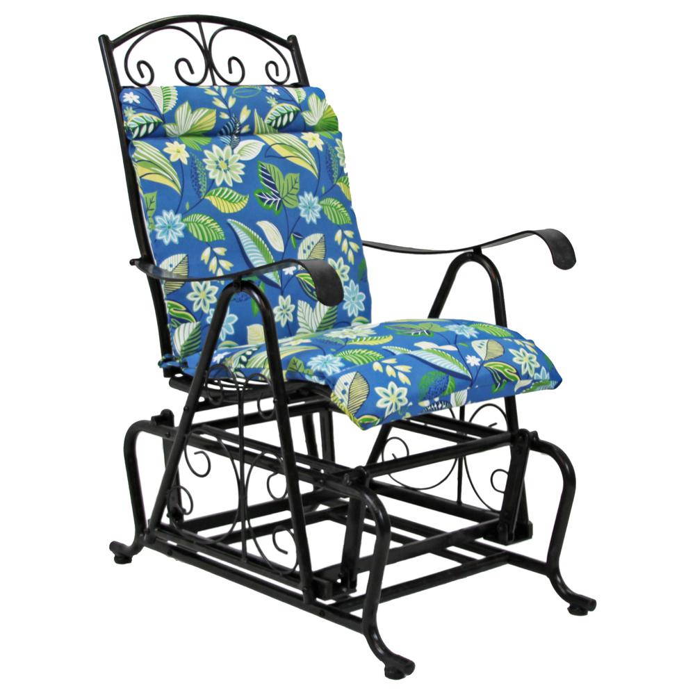 Outdoor Single Glider Chair Cushion ( 1 Piece Seat and Back). Picture 1