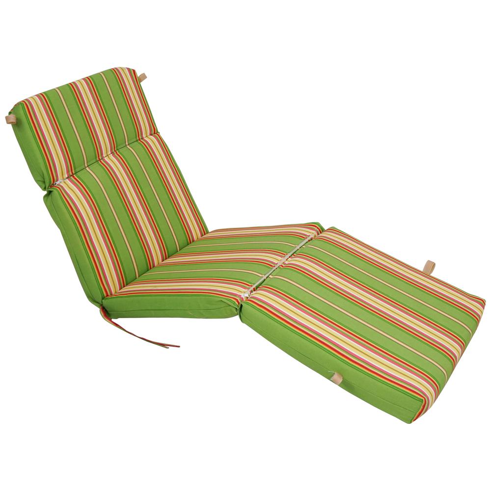72-inch by 24-inch Polyester Outdoor Chaise Lounge Cushion 93475-OD-067. Picture 1