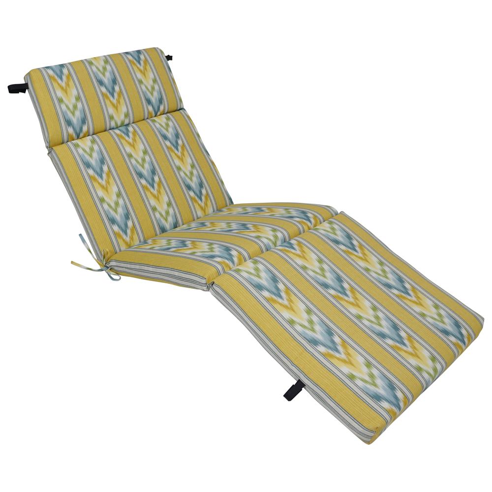 72-inch by 24-inch Polyester Outdoor Chaise Lounge Cushion 93475-OD-116. Picture 1