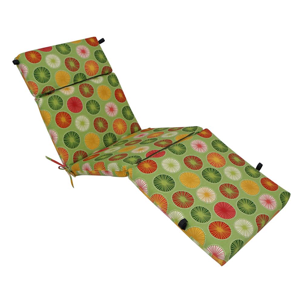 72-inch by 24-inch Polyester Outdoor Chaise Lounge Cushion 93475-OD-127. Picture 1