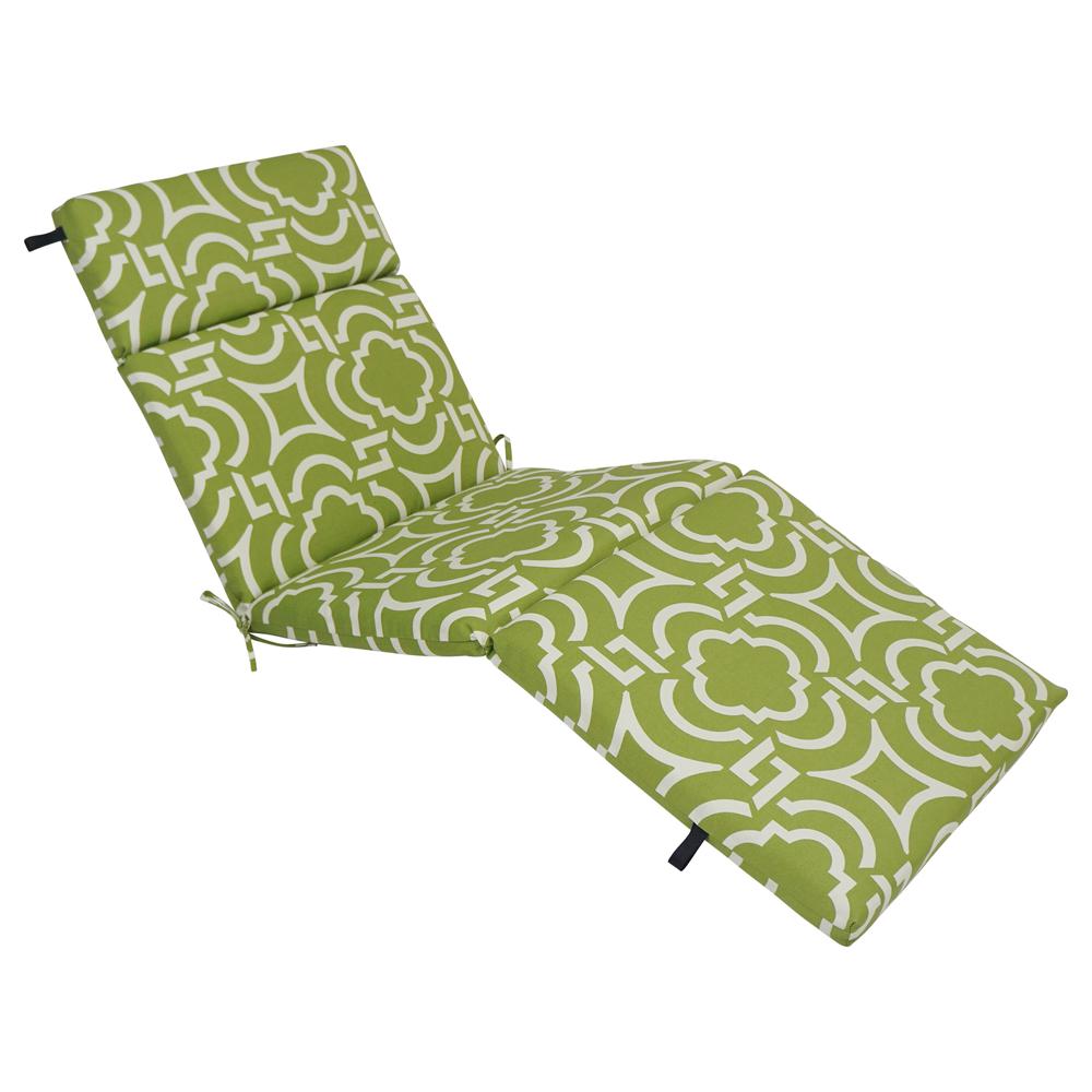 72-inch by 24-inch Polyester Outdoor Chaise Lounge Cushion 93475-OD-131. Picture 1