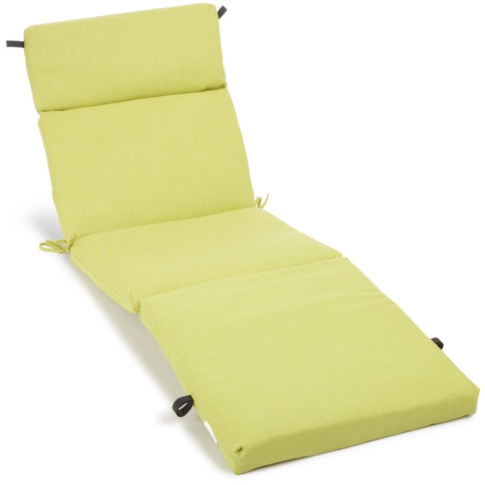 72-inch by 24-inch Solid Polyester Outdoor Chaise Lounge Cushion  93475-REO-SOL-01. Picture 1