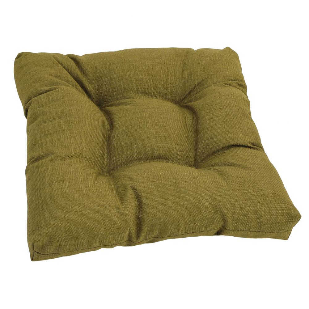 19-inch Squared Spun Polyester Tufted Dining Chair Cushion. Picture 1