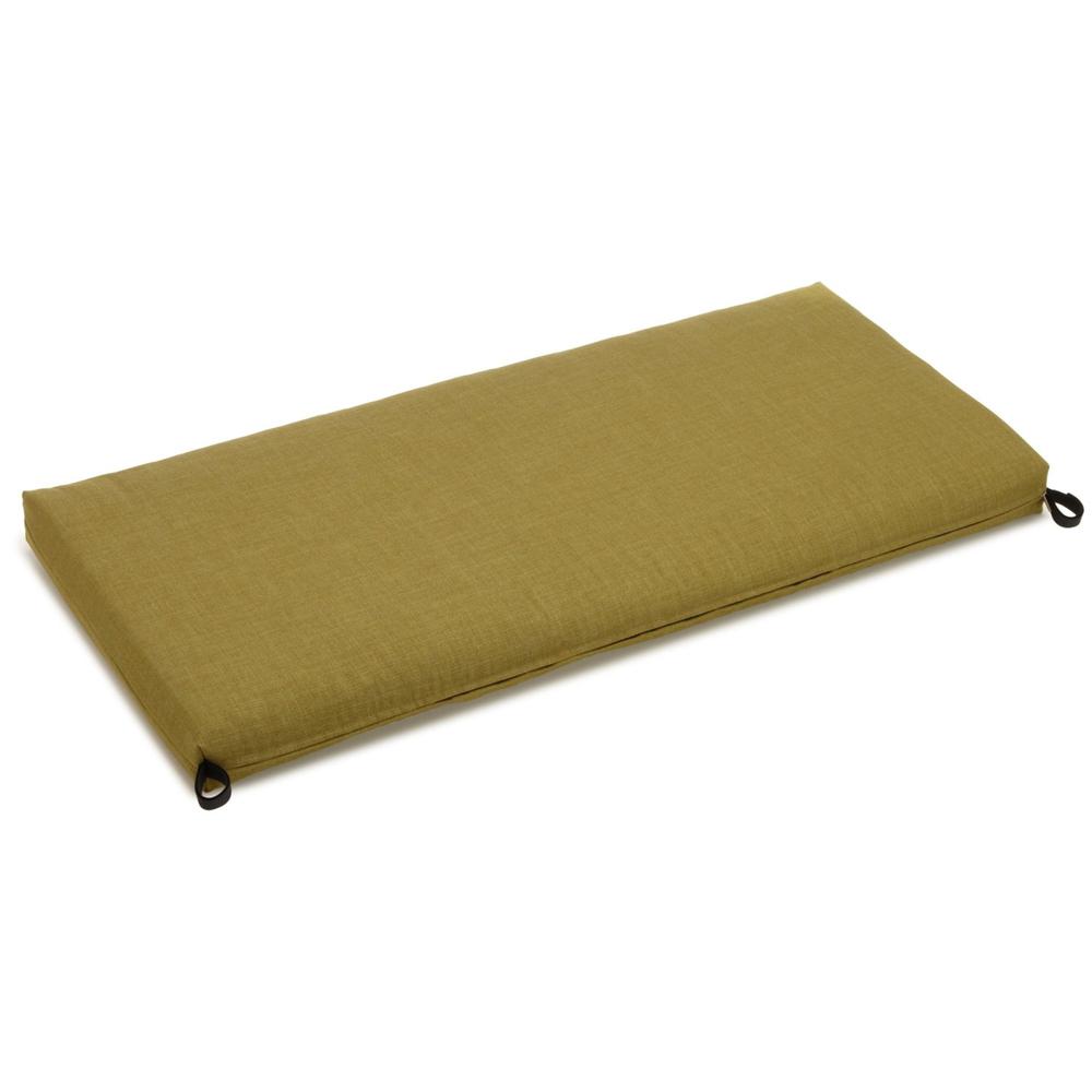 40-inch by 19-inch Outdoor Spun Polyester Loveseat Cushion. Picture 2