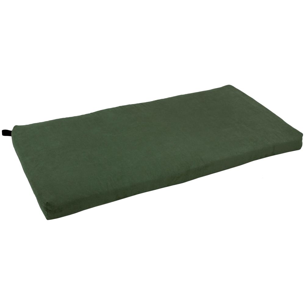 45-inch by 19-inch Solid Microsuede Bench Cushion 945X19-MS-HG. Picture 1