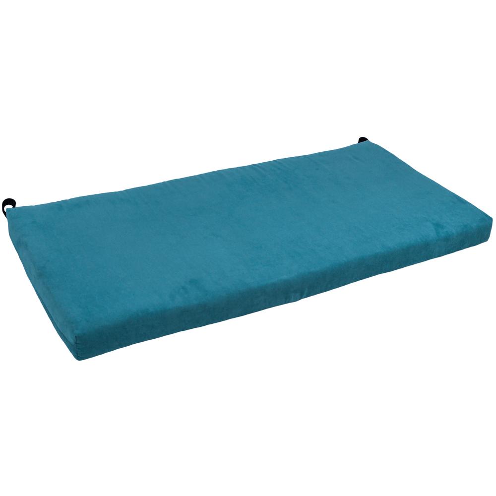 45-inch by 19-inch Solid Microsuede Bench Cushion 945X19-MS-TL. Picture 1