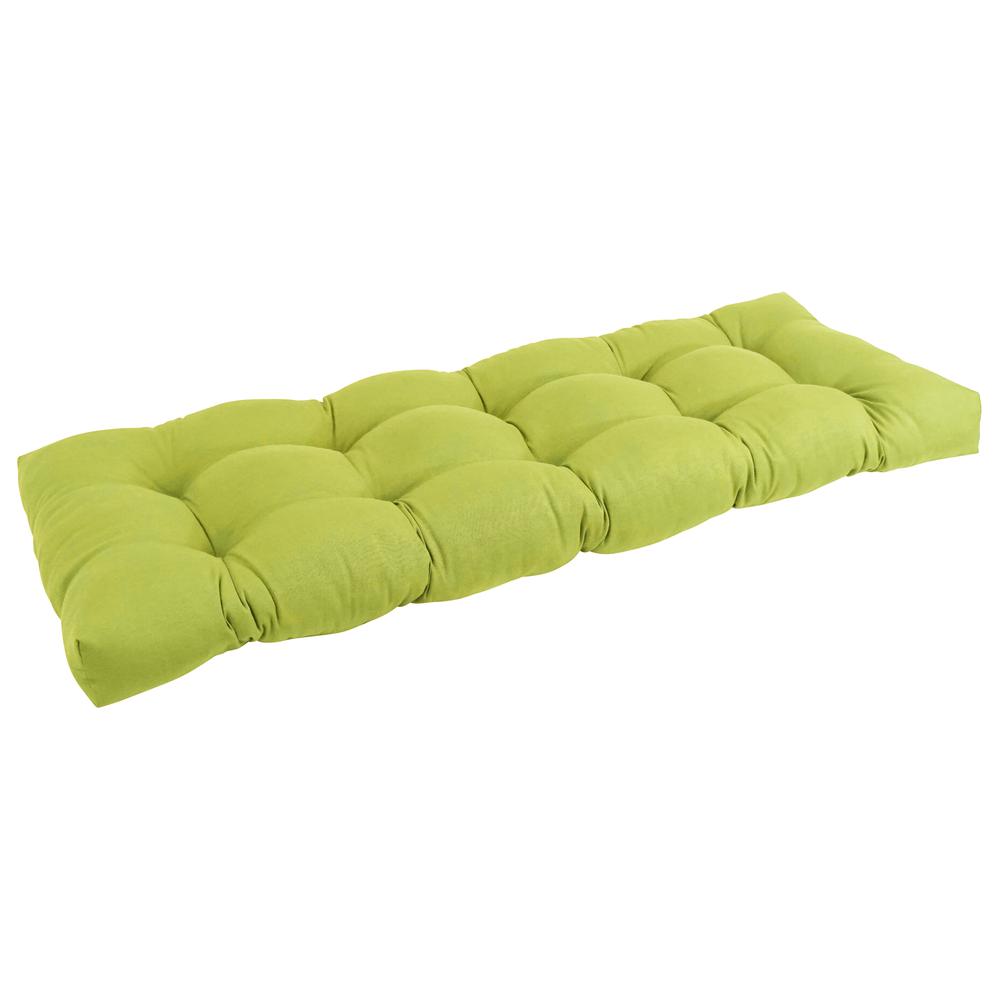 46-inch by 19-inch Tufted Solid Twill Bench Cushion. Picture 1