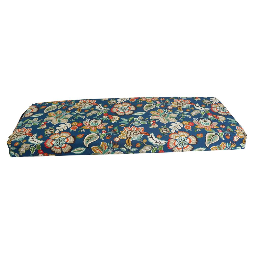 48-inch by 19-inch Patterned Outdoor Spun Polyester Loveseat Cushion 948X19-REO-64. Picture 2