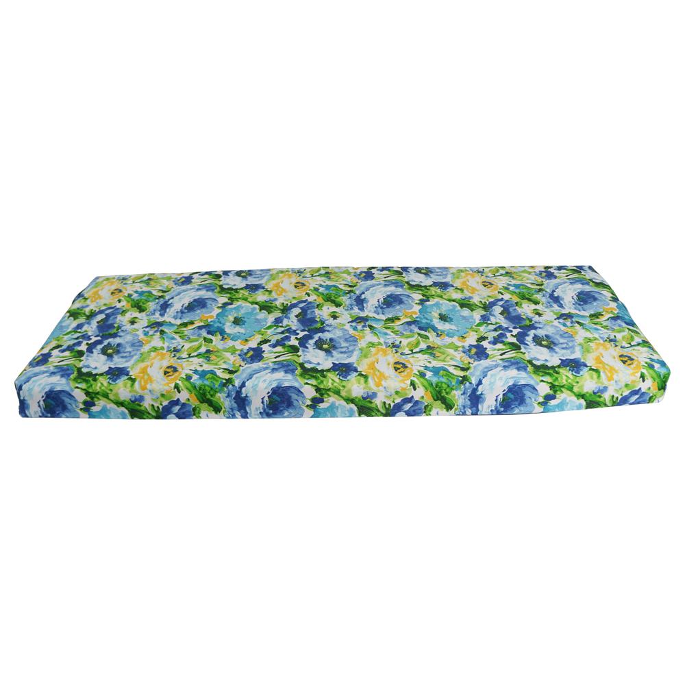 48-inch by 19-inch Patterned Outdoor Spun Polyester Loveseat Cushion 948X19-REO-65. Picture 2