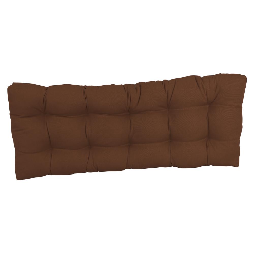 51-inch by 19-inch Tufted Solid Twill Bench Cushion. Picture 2