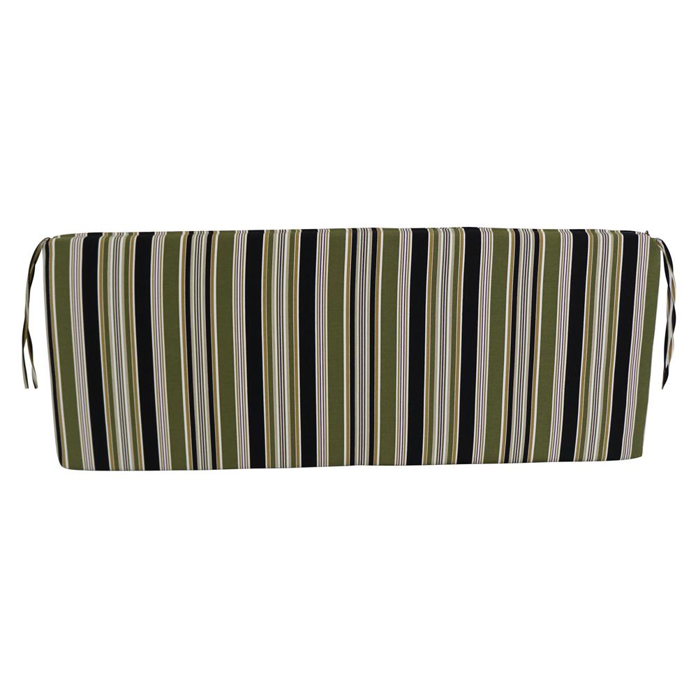 54-inch by 19-inch Patterned Outdoor Spun Polyester Bench Cushion 954X19-REO-13. Picture 3