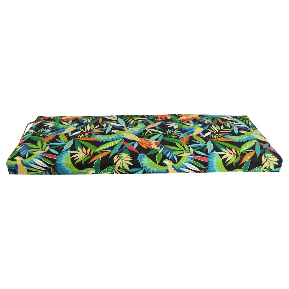 54-inch by 19-inch Patterned Outdoor Spun Polyester Bench Cushion 954X19-REO-48. Picture 2