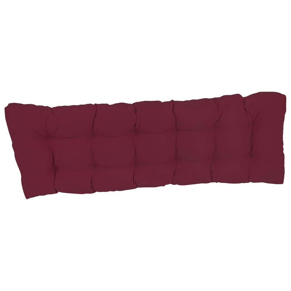 55-inch by 19-inch Tufted Solid Twill Bench Cushion. Picture 2