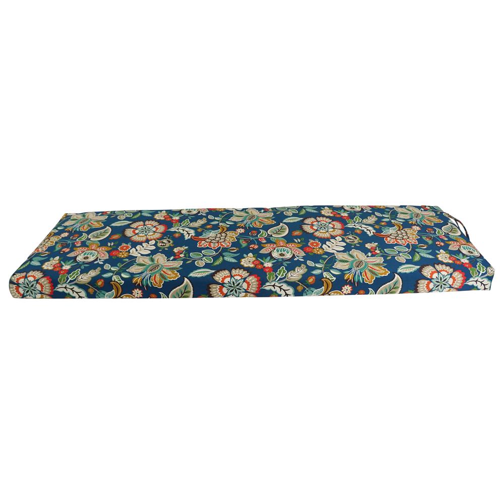 57-inch by 19-inch Patterned Outdoor Spun Polyester Bench Cushion  957X19-REO-64. Picture 2