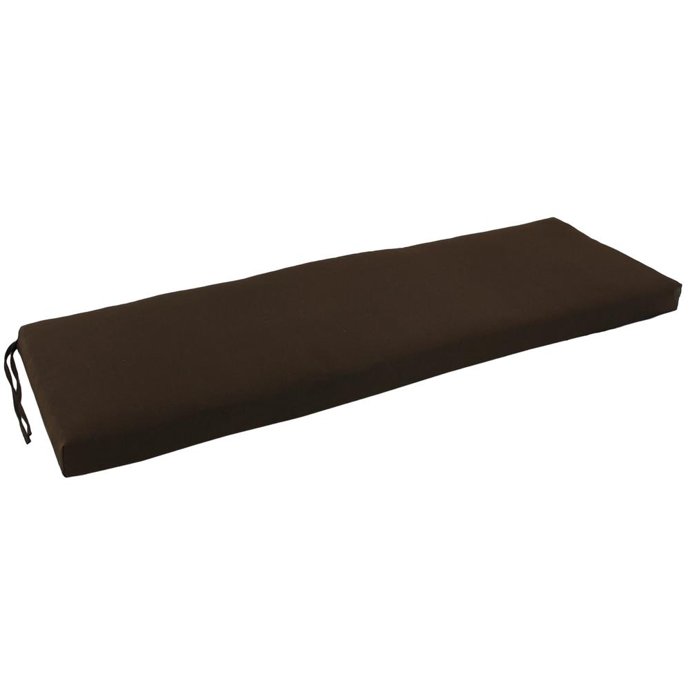 57-inch by 19-inch Solid Twill Bench Cushion  957X19-TW-CH. Picture 1