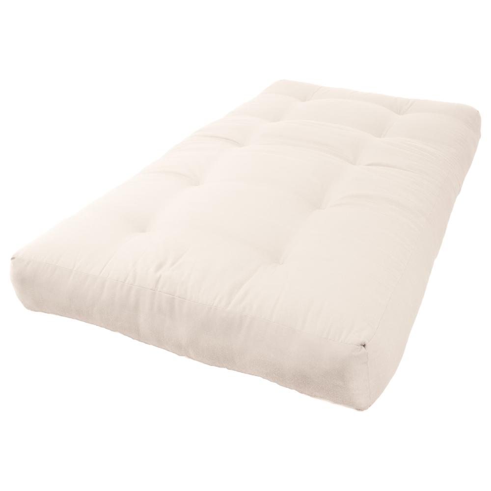 Vitality 8-inch Microsuede Twin-size Futon Mattress 9602-TW-EG. Picture 1