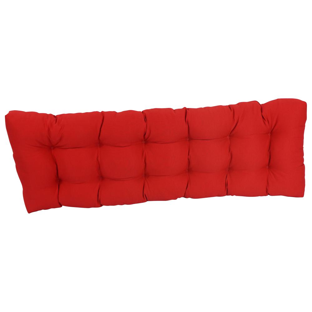 60-inch by 19-inch Tufted Solid Twill Bench Cushion. Picture 2