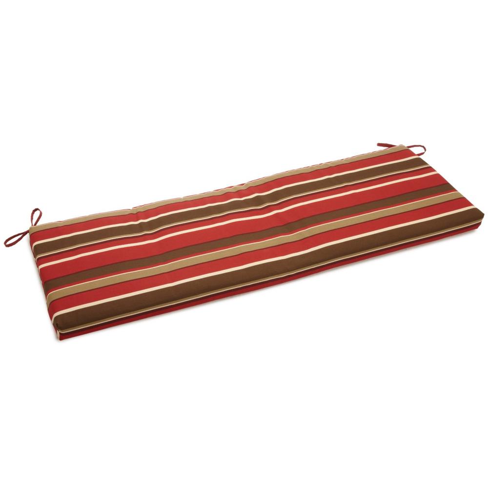 60-inch by 19-inch Spun Polyester Bench Cushion. Picture 1