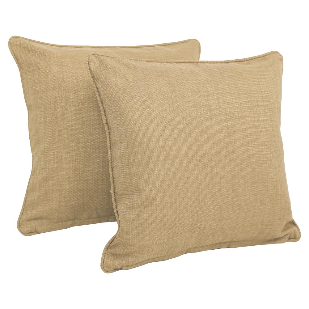 18-inch Outdoor Spun Polyester Square Throw Pillows (Set of 2). Picture 1