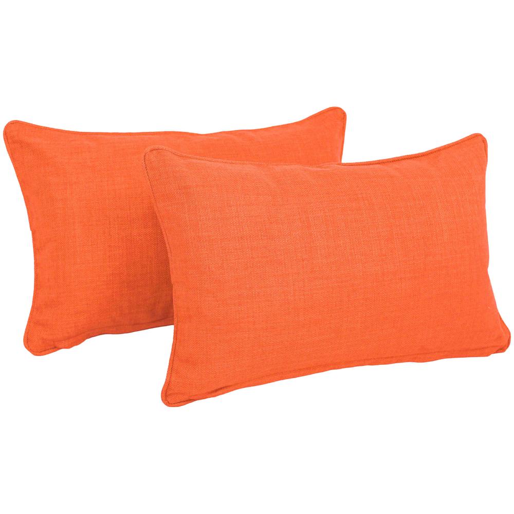 20-inch by 12-inch Outdoor Spun Polyester Back Support Pillows (Set of 2). Picture 1