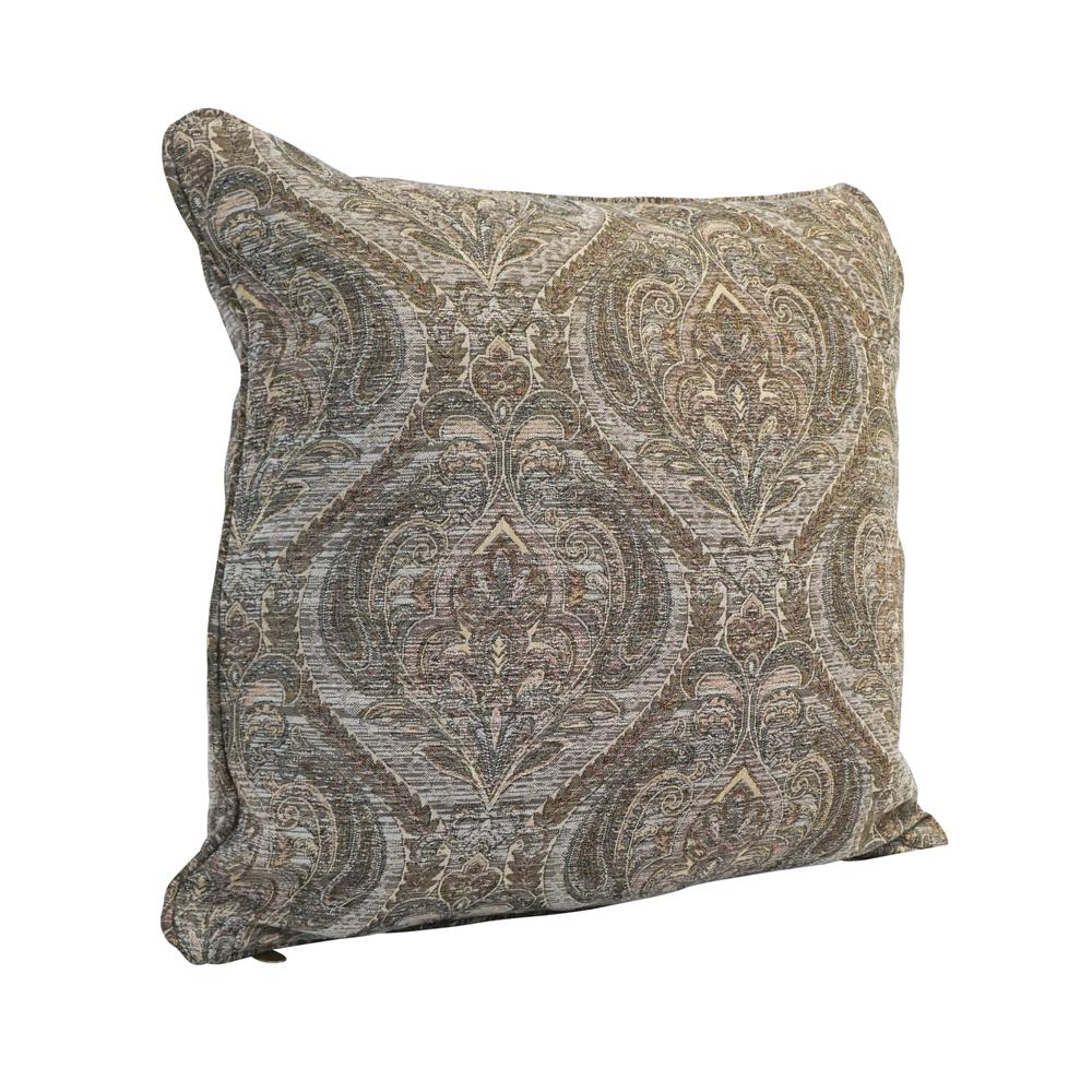 25-inch Double-corded Patterned Tapestry Square Floor Pillow with Insert  9813-CD-S1-JCH-CO-40. Picture 1